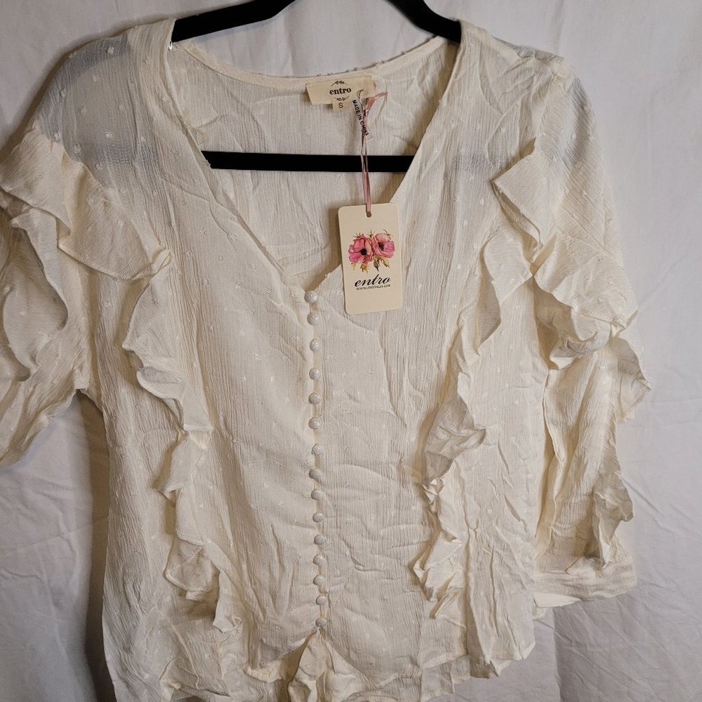Entro Off White Color Long Sleeve